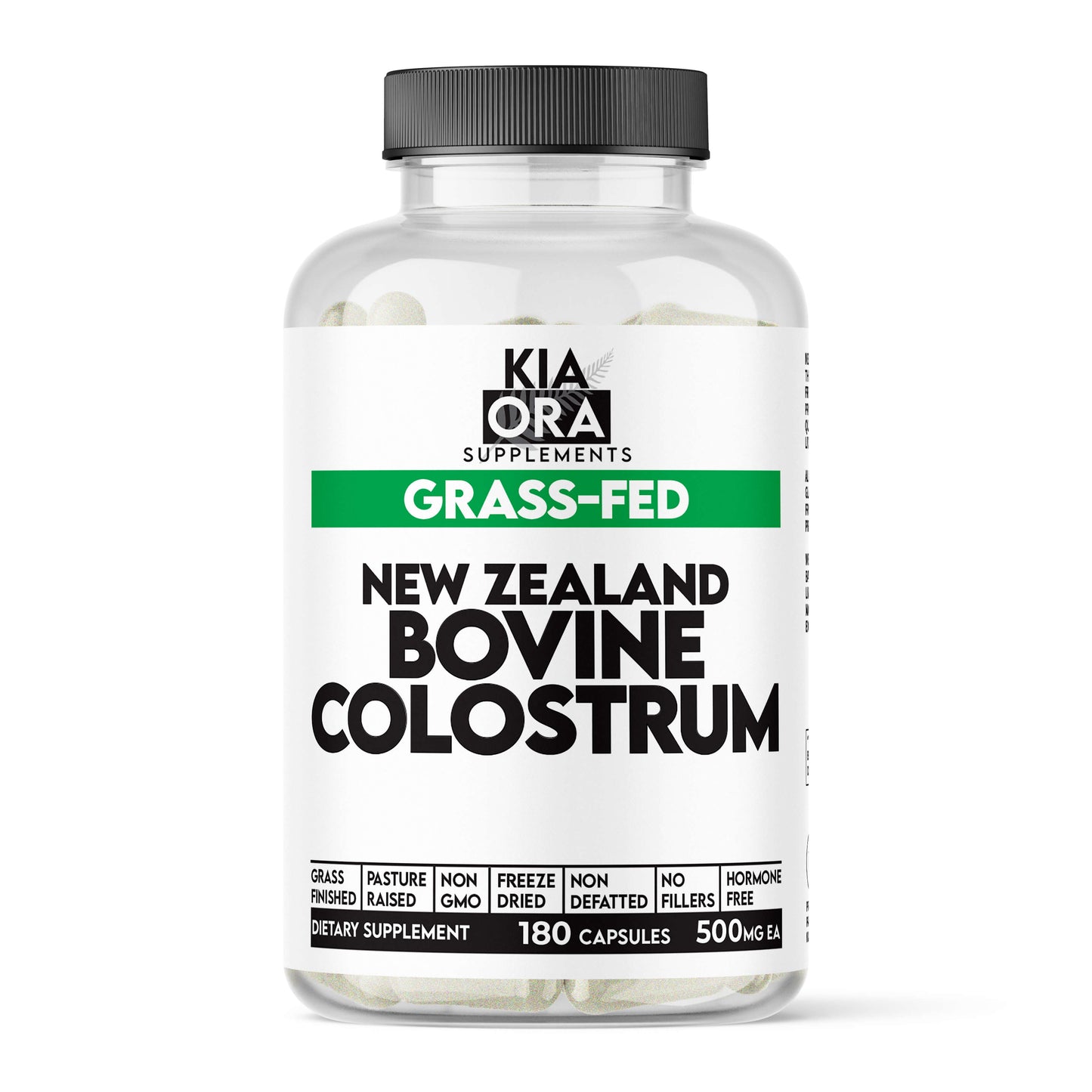 Grass-Fed Bovine Colostrum Supplement – Immune, Gut & Recovery Support | High IgG. 180ct