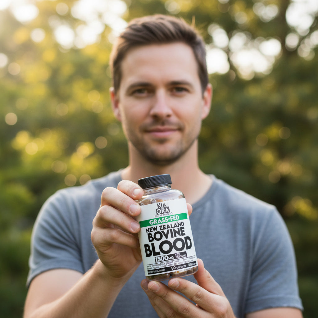 Grass-Fed Bovine Blood | Single Ingredient Freeze-Dried Whole Organ Supplement | 90 Capsules