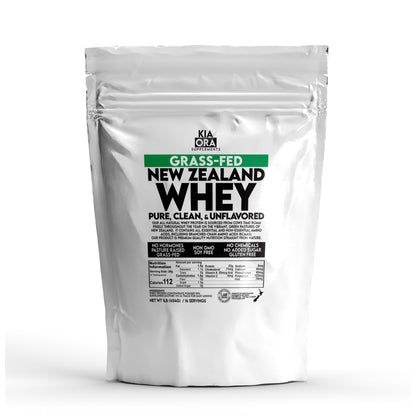 Grass-Fed Unflavored Whey Protein - Pure, Raw, Clean Protein. 1LB