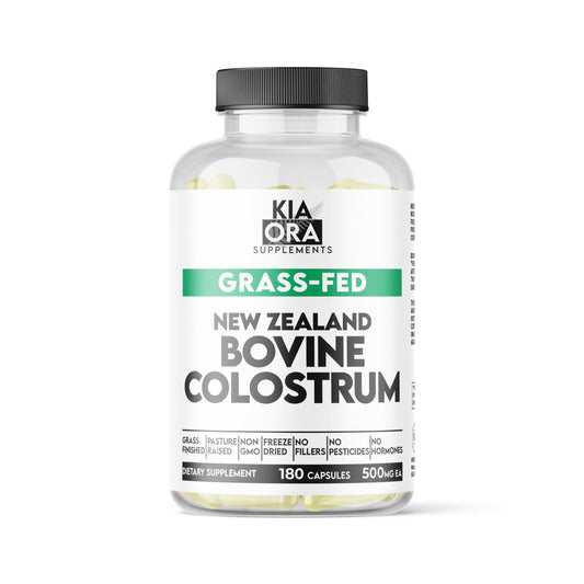 NEW ZEALAND 100% GRASS-FED BOVINE COLOSTRUM CAPSULES