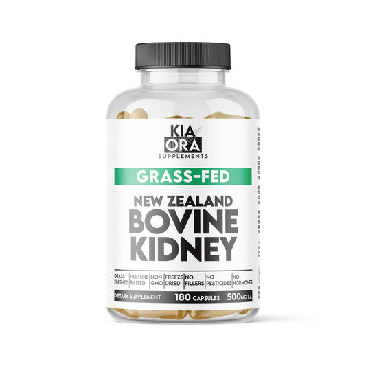 NEW ZEALAND 100% GRASS-FED BOVINE KIDNEY CAPSULES