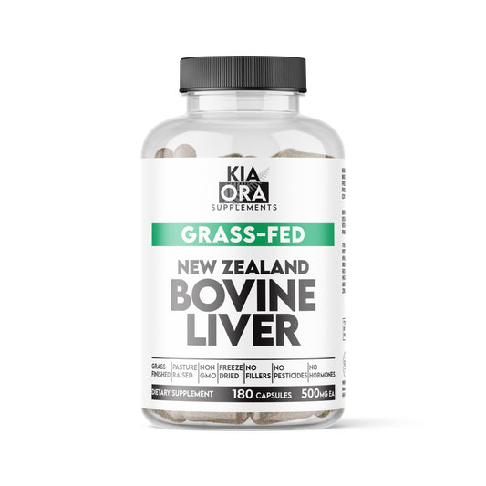 NEW ZEALAND 100% GRASS-FED BOVINE LIVER CAPSULES