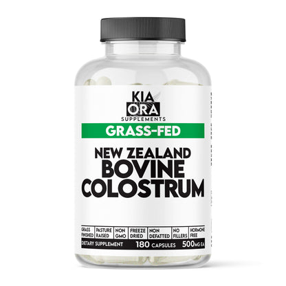 Grass-Fed Bovine Colostrum Supplement – Immune, Gut & Recovery Support | High IgG. 180ct