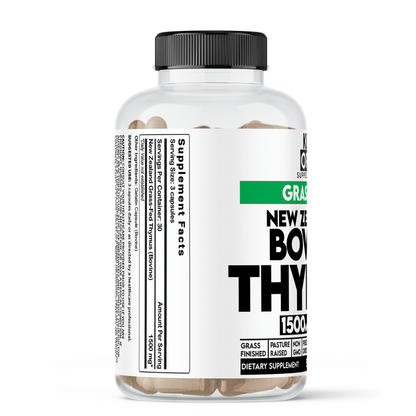 New Zealand Bovine Thymus | 90 Capsules
