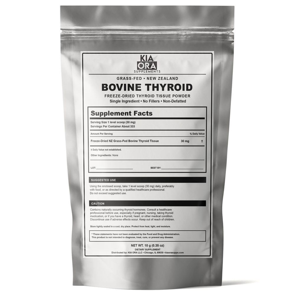 New Zealand Bovine Thyroid & Tissue Glandular Powder
